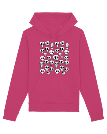 Funny Halloween Skulls Raspberry