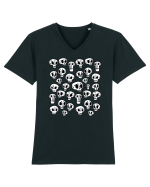 Funny Halloween Skulls Tricou mânecă scurtă guler V Bărbat Presenter
