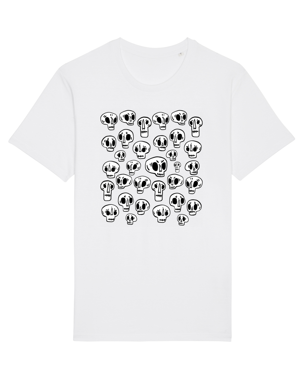 Tricou mânecă scurtă Unisex Rocker White