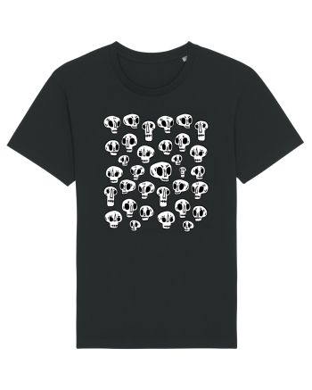 Funny Halloween Skulls Black