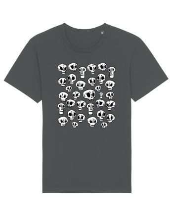 Funny Halloween Skulls Anthracite