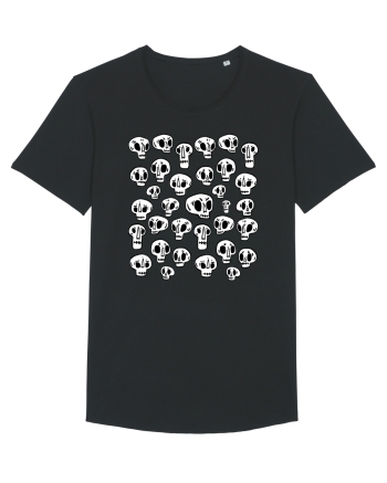 Funny Halloween Skulls Black
