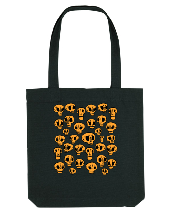 Funny Halloween Skulls Black