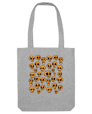 Funny Halloween Skulls Heather Grey