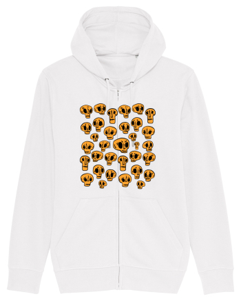 Funny Halloween Skulls White