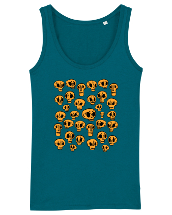 Funny Halloween Skulls Ocean Depth