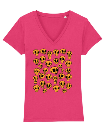 Funny Halloween Skulls Raspberry