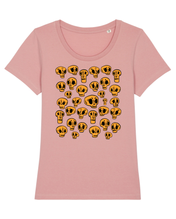 Funny Halloween Skulls Canyon Pink