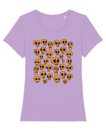 Funny Halloween Skulls Lavender Dawn