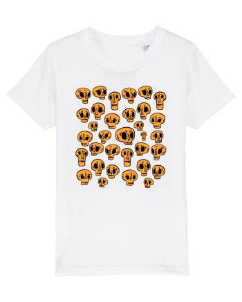 Funny Halloween Skulls White