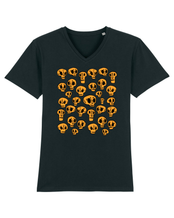 Funny Halloween Skulls Black