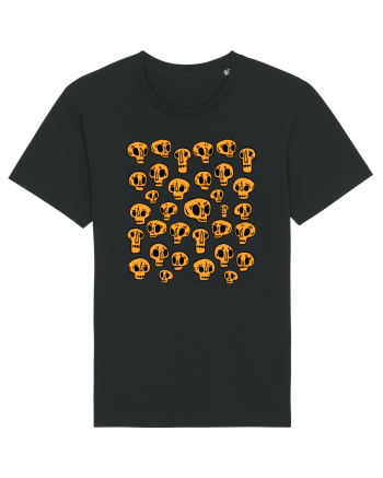 Funny Halloween Skulls Black