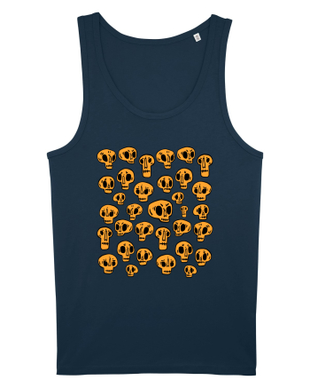 Funny Halloween Skulls Navy