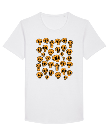 Funny Halloween Skulls White