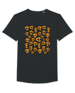 Funny Halloween Skulls Tricou mânecă scurtă guler larg Bărbat Skater