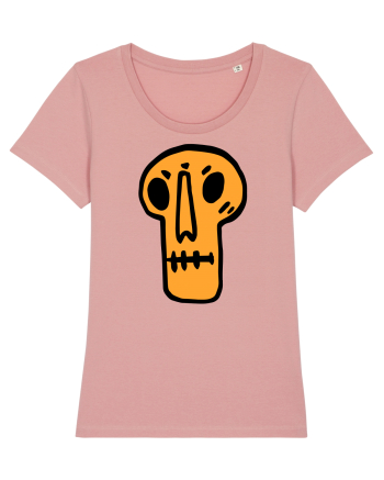 Halloween Orange Funny Skull Canyon Pink