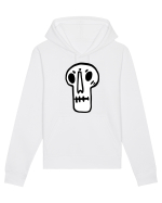 Halloween Orange Funny Skull Hanorac Unisex Drummer