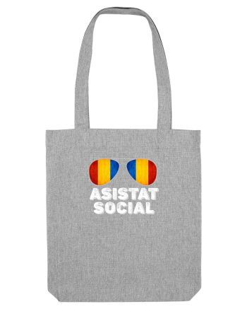 Tricou de Asistat Social- Barbat Heather Grey