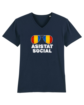 Tricou de Asistat Social- Barbat French Navy