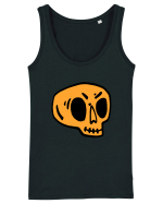 Halloween Orange Funny Skull Maiou Damă Dreamer