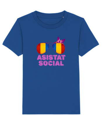Tricou de Asistat Social- Femeie Majorelle Blue
