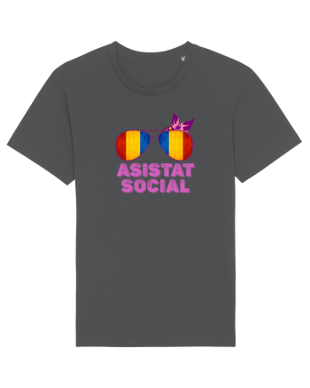 Tricou de Asistat Social- Femeie Anthracite