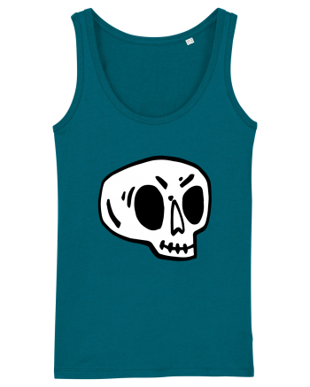 Halloween Orange Funny Skull Ocean Depth