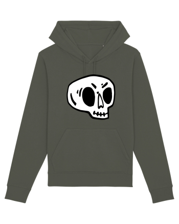 Halloween Orange Funny Skull Khaki