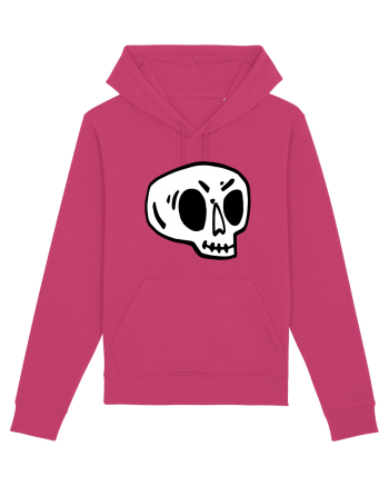 Halloween Orange Funny Skull Raspberry