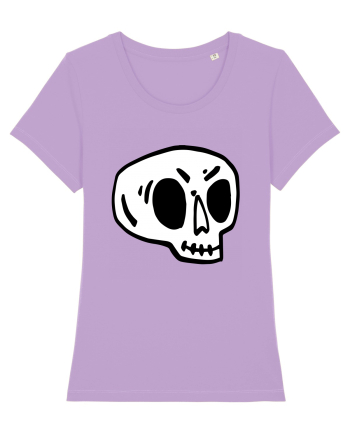 Halloween Orange Funny Skull Lavender Dawn