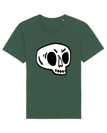 Halloween Orange Funny Skull Bottle Green