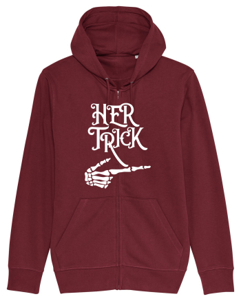 Her Trick Halloween Burgundy