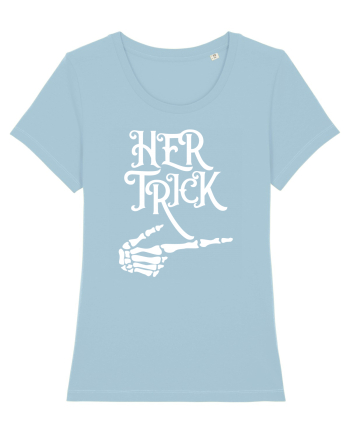 Her Trick Halloween Sky Blue