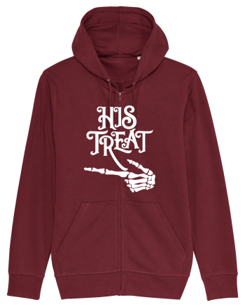 His Treat Halloween Burgundy