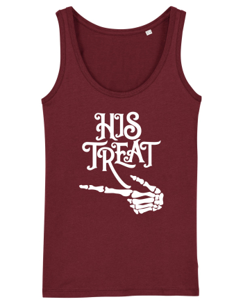 His Treat Halloween Burgundy