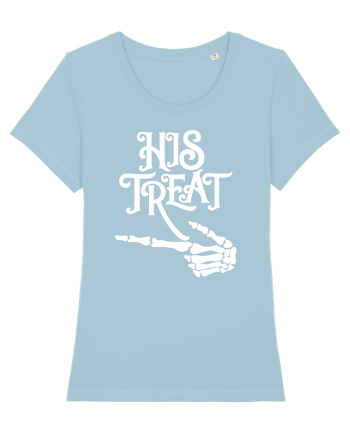 His Treat Halloween Sky Blue