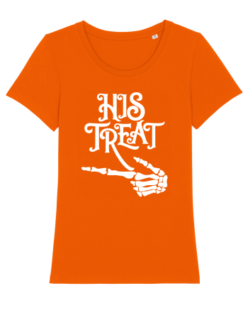 His Treat Halloween Bright Orange