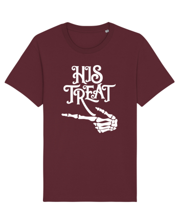 His Treat Halloween Burgundy