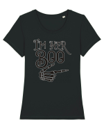 I'm Her Boo Tricou mânecă scurtă guler larg fitted Damă Expresser