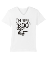 I'm Her Boo Tricou mânecă scurtă guler V Bărbat Presenter