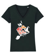 I'm His Witch Tricou mânecă scurtă guler V Damă Evoker