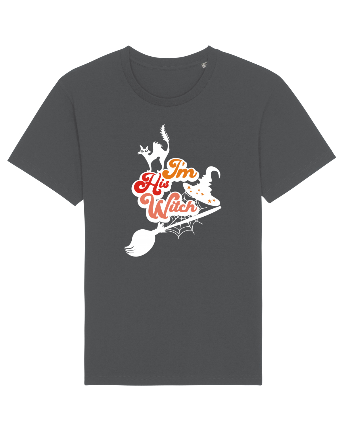 Tricou mânecă scurtă Unisex Rocker Anthracite