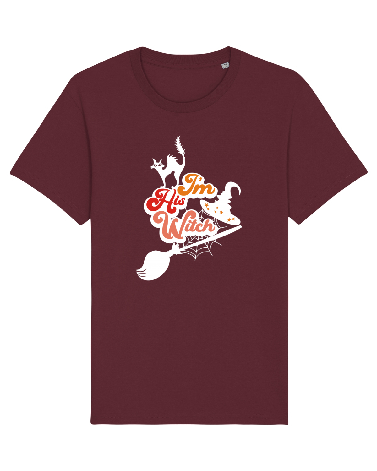 Tricou mânecă scurtă Unisex Rocker Burgundy
