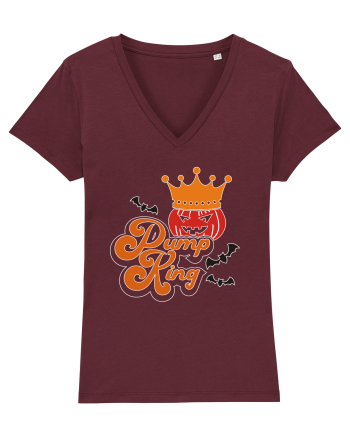 Pumpking Halloween King Burgundy