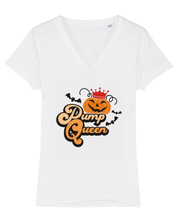 Pumpqueen Halloween Queen White