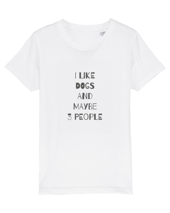 I Like Dogs Design White
