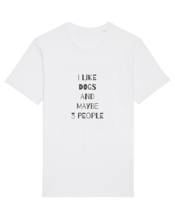 I Like Dogs Design White