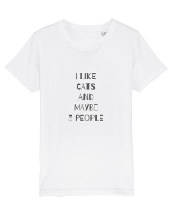 I Like Cats Design White