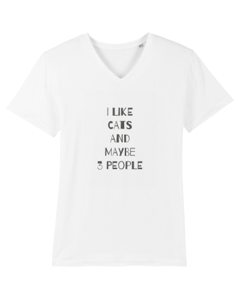 I Like Cats Design White
