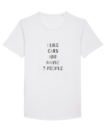 I Like Cats Design White